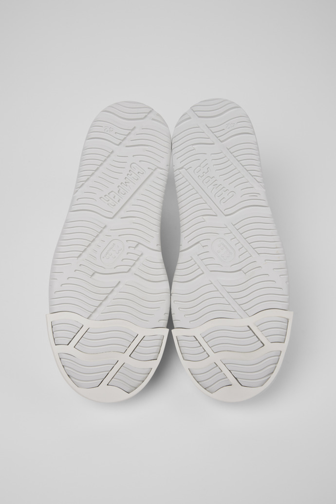 Junction Runner Baskets en cuir blanc pour homme.