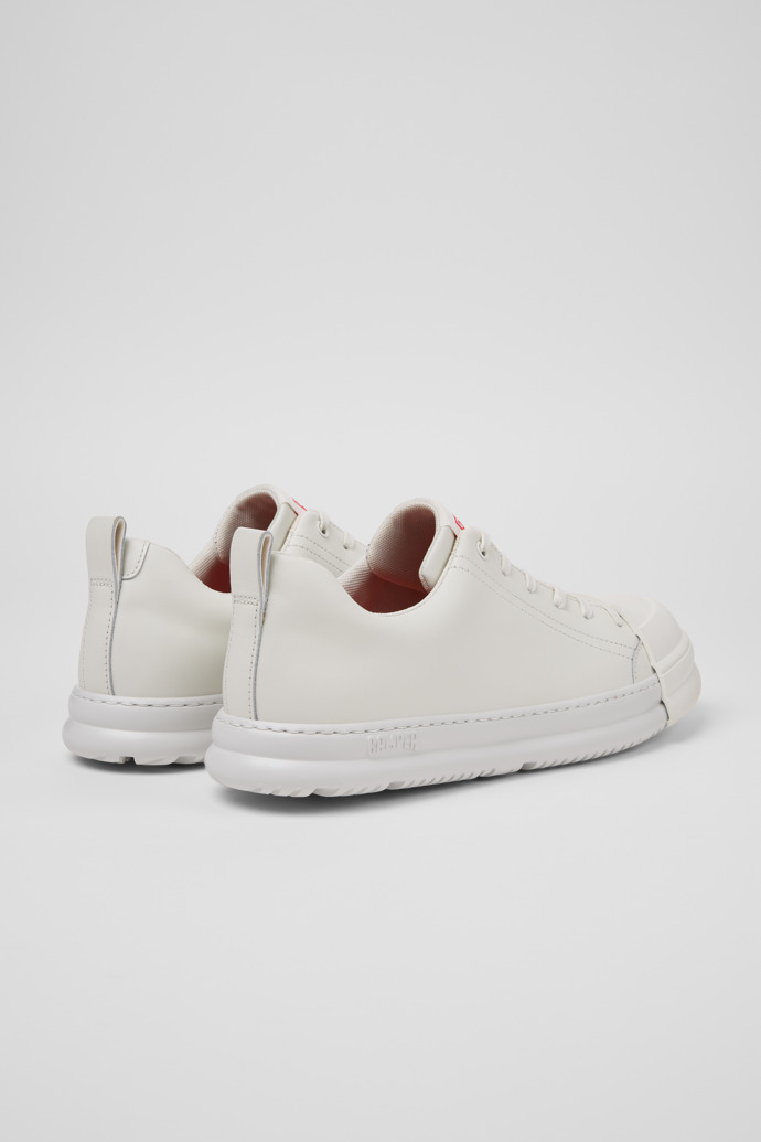 Junction Runner Baskets en cuir blanc pour homme.