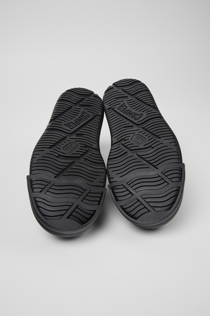 Junction Runner Baskets en cuir noir pour homme.
