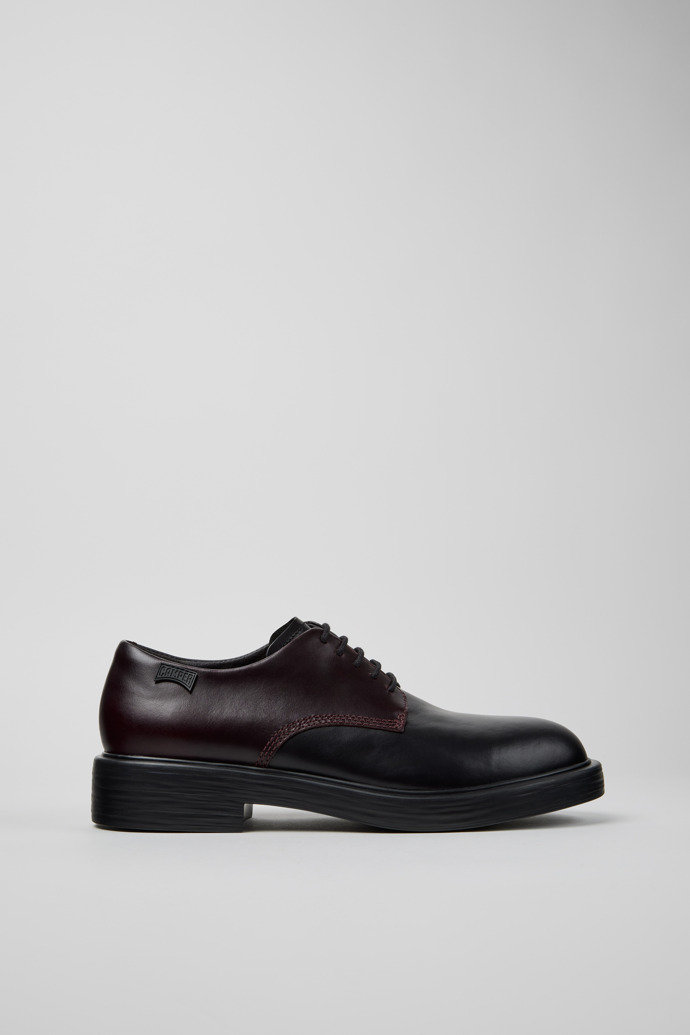 Side view of Twins Multicolor Leather Shoes for Men.