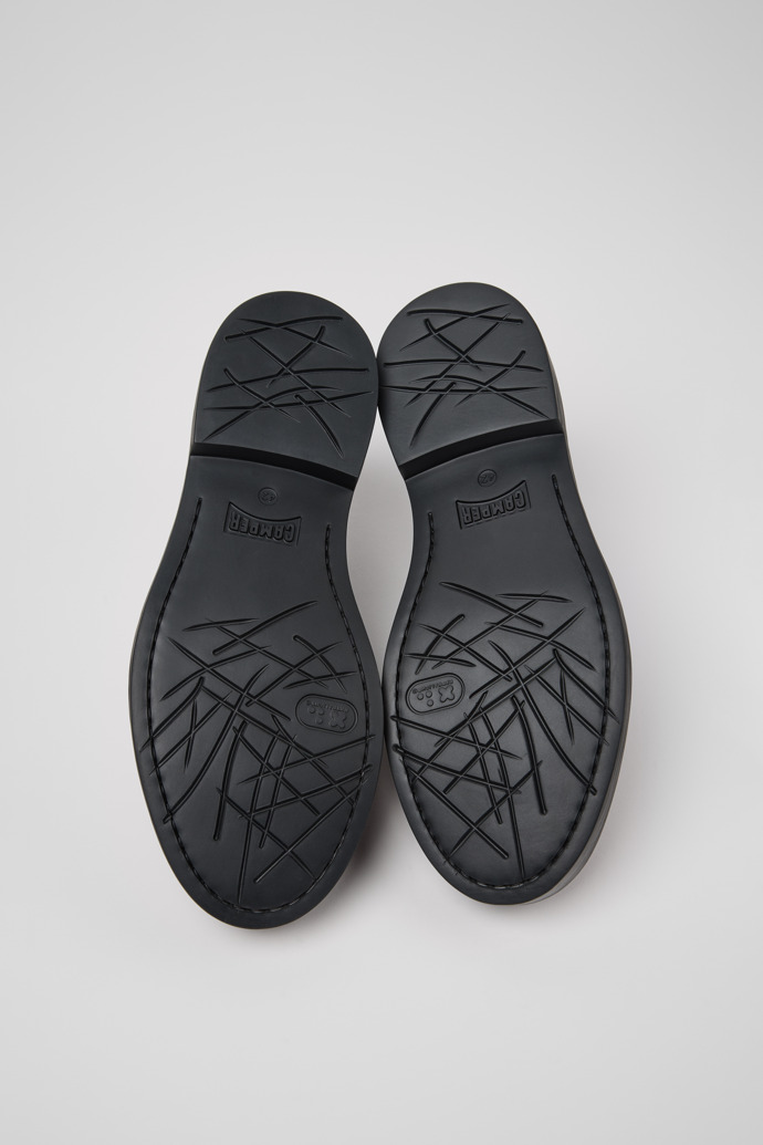 The soles of Twins Multicolor Leather Shoes for Men.