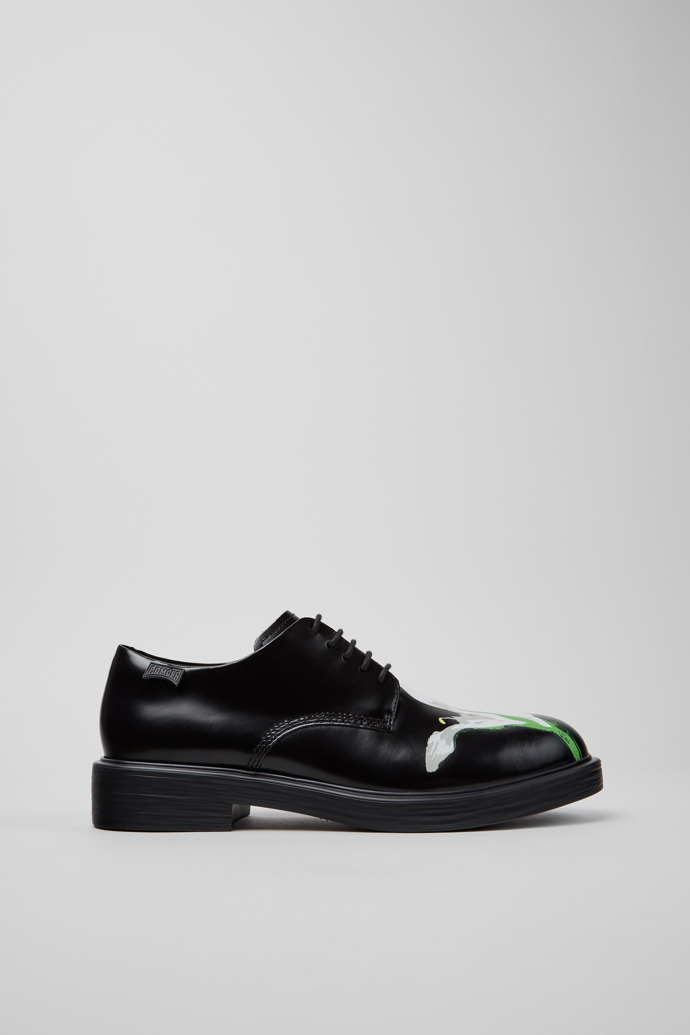 Twins Schwarze Lederschuhe für Herren.