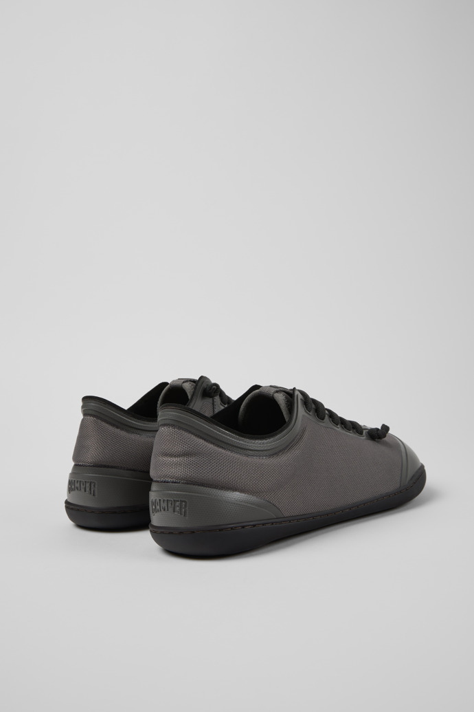 Back view of Peu Gray textile shoes for men