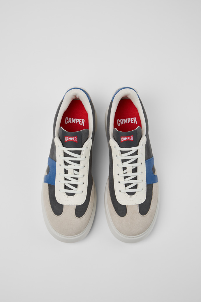 Runner K21 Sneakers multicolores de tejido y nobuk para hombre.