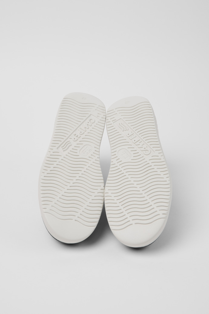 The soles of Runner K21 Multicolor Textile and Nubuck Sneakers for Men.