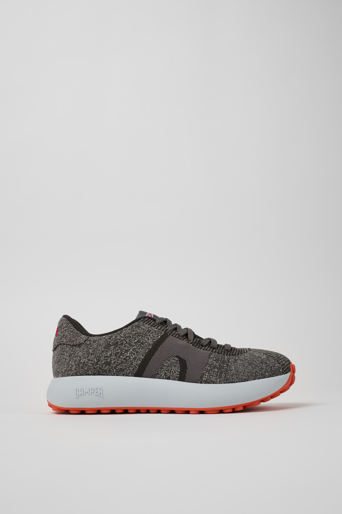 Side view of Pelotas Athens Gray Textile Sneaker for Men