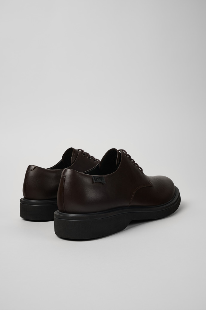 Back view of Norman Brown leather shoes for men