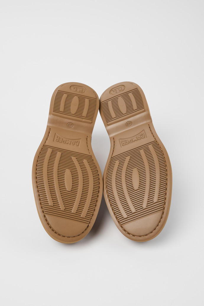 Norman Zapatos marrones afelpados para hombre.