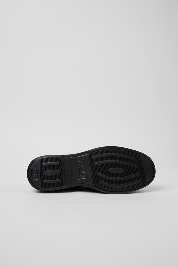 The soles of Norman Brown Leather Shoes for Men.
