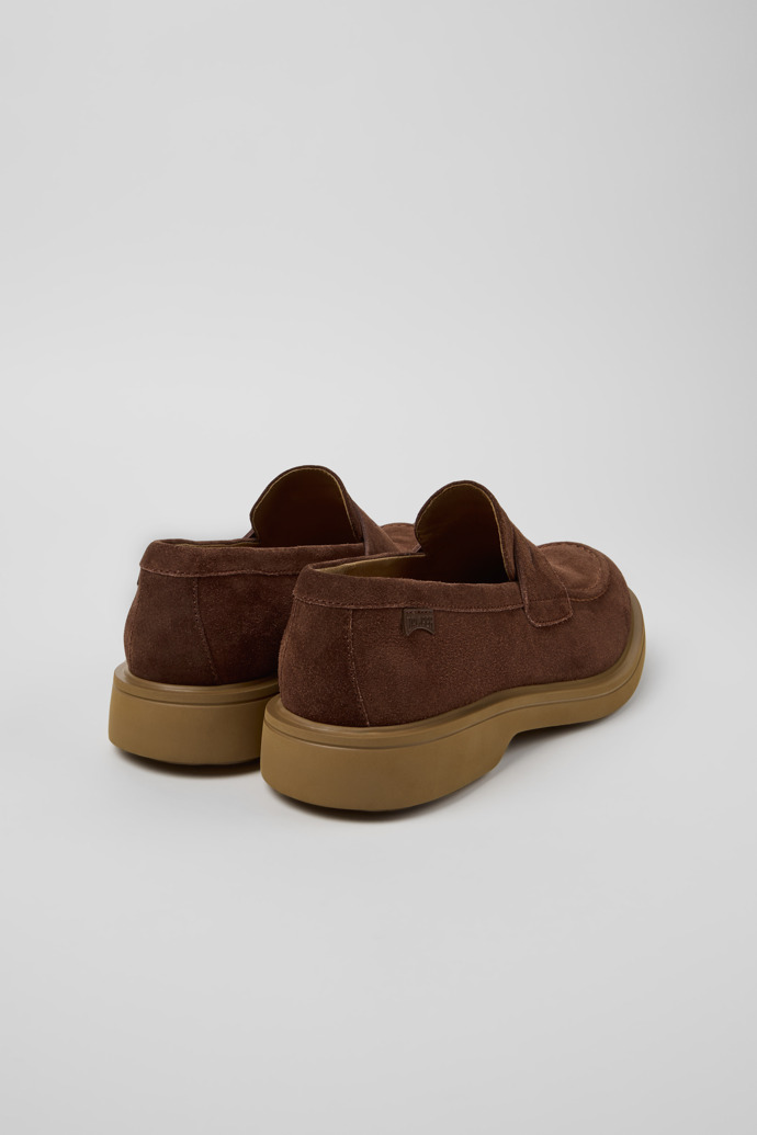 Norman Brauner Herrenschuh aus Veloursleder.