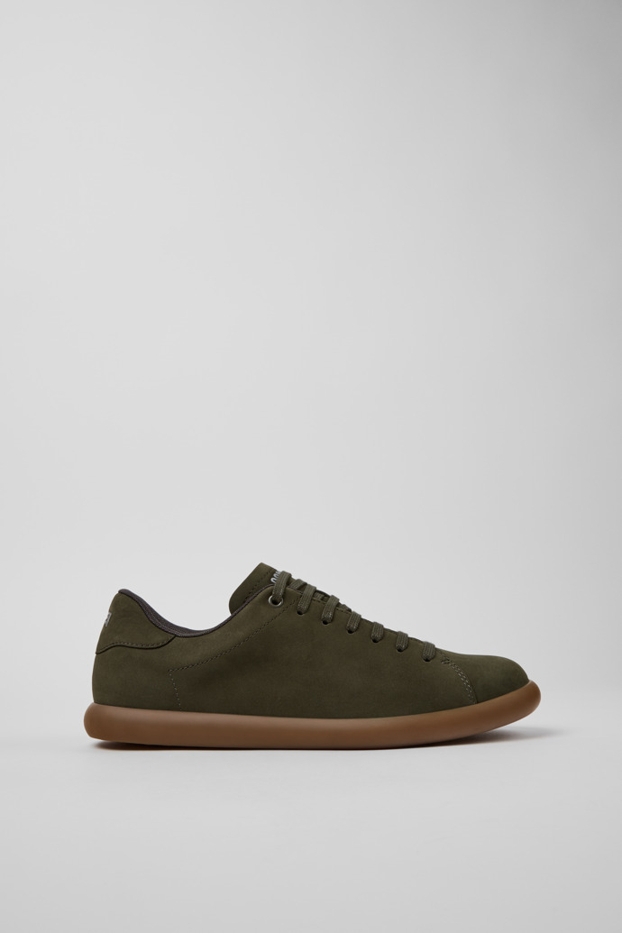 Pelotas Soller Sneaker de nubuc de color verd per a home