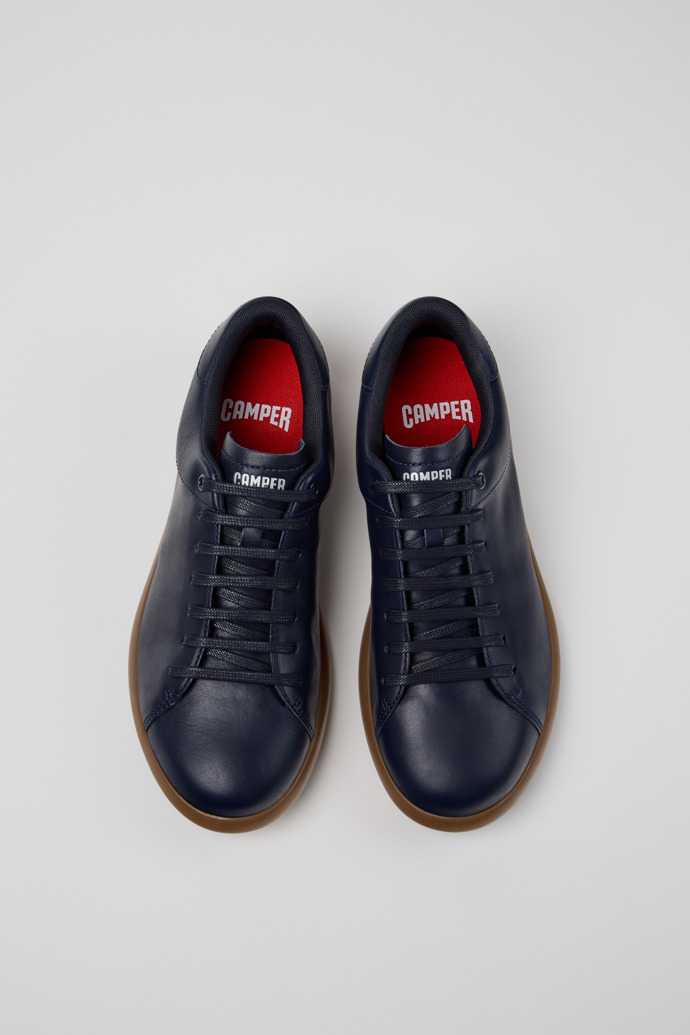 Pelotas Soller Sneakers azules de piel para hombre.