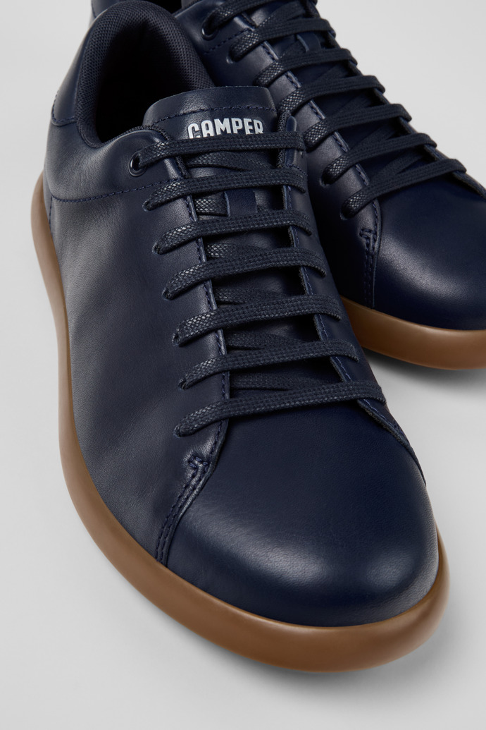 Pelotas Soller Sneakers azules de piel para hombre.
