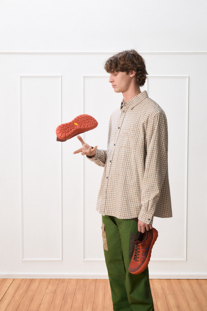 Peu Serra Sneaker en jacquard de PET tècnic multicolor per a home