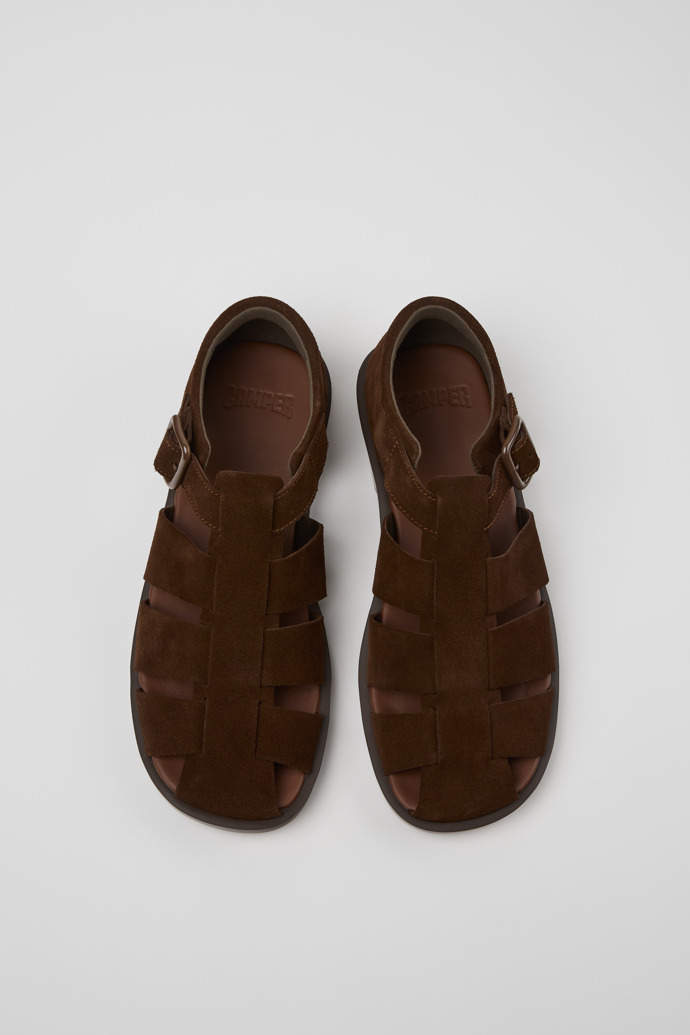 Don Sandálias de camurça castanhas Para homem.