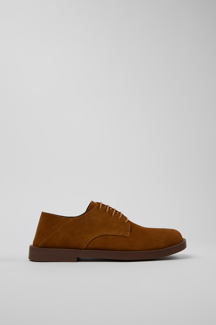 Side view of Don Brown Nubuck Men's Shoe.