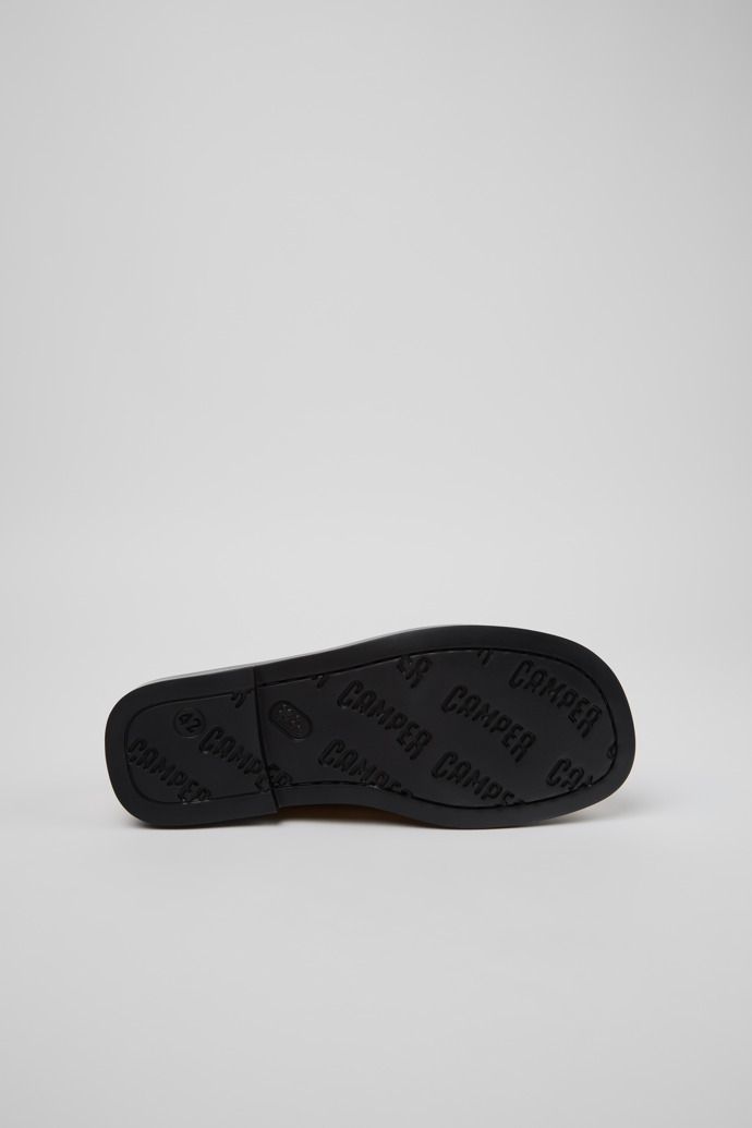 The soles of Don Brown Suede Leather Shoes for Men.