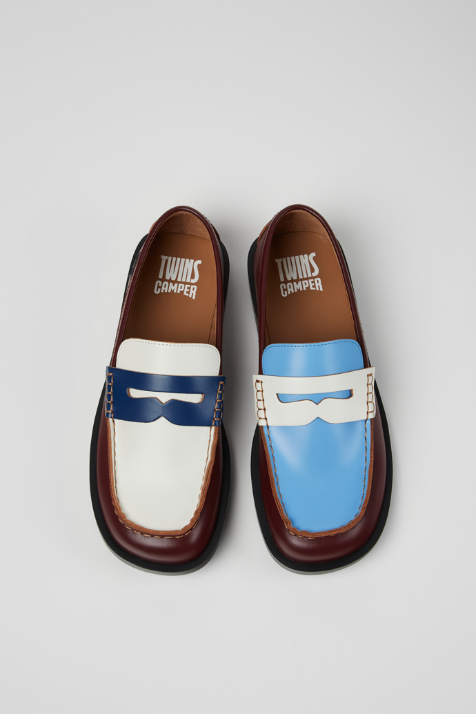 Twins Chaussures en cuir multicolores Pour homme.