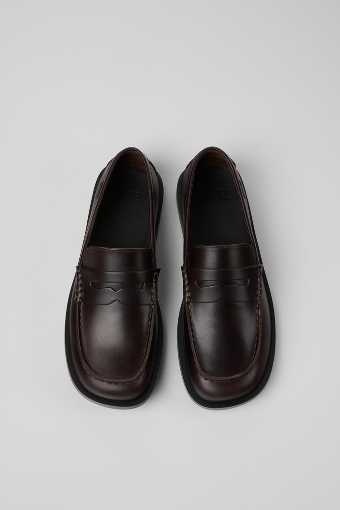 Don Chaussures en cuir marron pour homme.