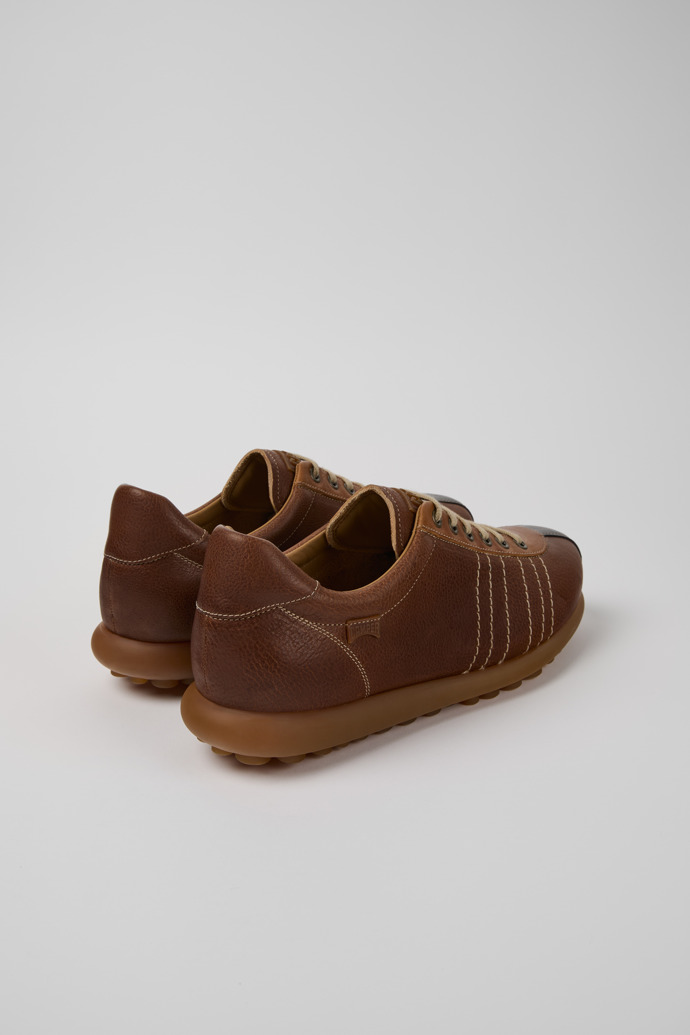 Back view of Pelotas Multicolor Leather Shoes for Men.