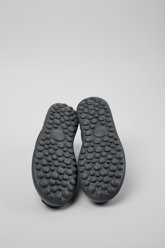 The soles of Pelotas XLite Gray Recycled PET and Nubuck Sneakers for Men.