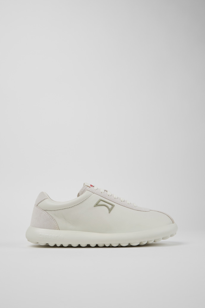 Pelotas XLF Sneakers blancas de piel y nobuk para hombre.