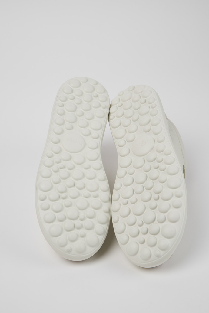 Pelotas XLF Sneakers blancas de piel y nobuk para hombre.
