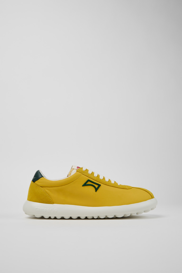 Side view of Pelotas XLF Multicolor Textile and Nubuck Sneakers for Men.