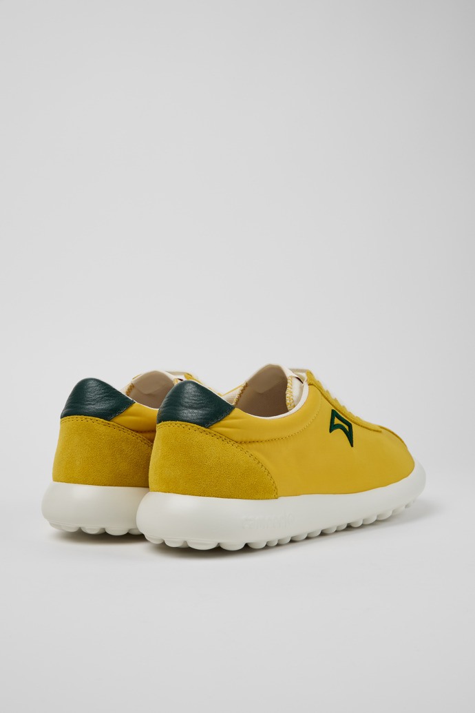 Back view of Pelotas XLF Multicolor Textile and Nubuck Sneakers for Men.