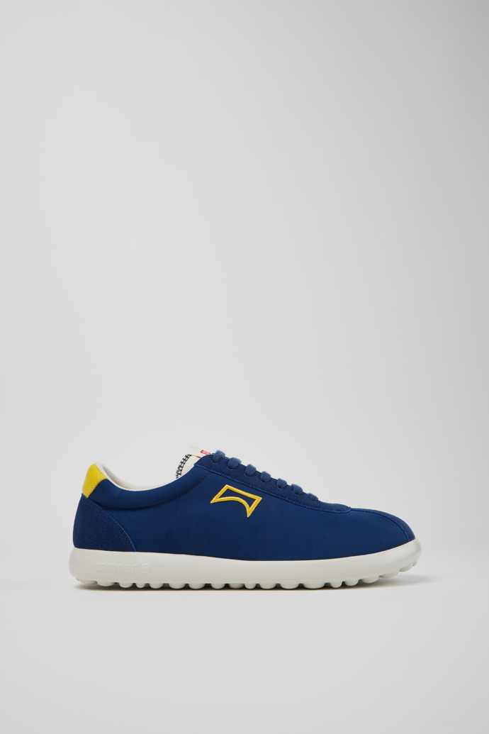 Side view of Pelotas XLF Multicolor Textile and Nubuck Leather Sneakers for Men.