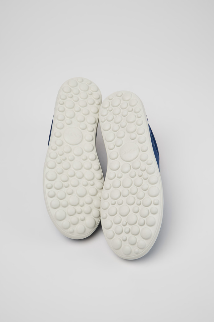 The soles of Pelotas XLF Multicolor Textile and Nubuck Leather Sneakers for Men.