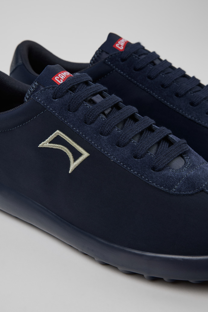 Pelotas XLF Sneakers de tejido y nobuk azules para hombre.