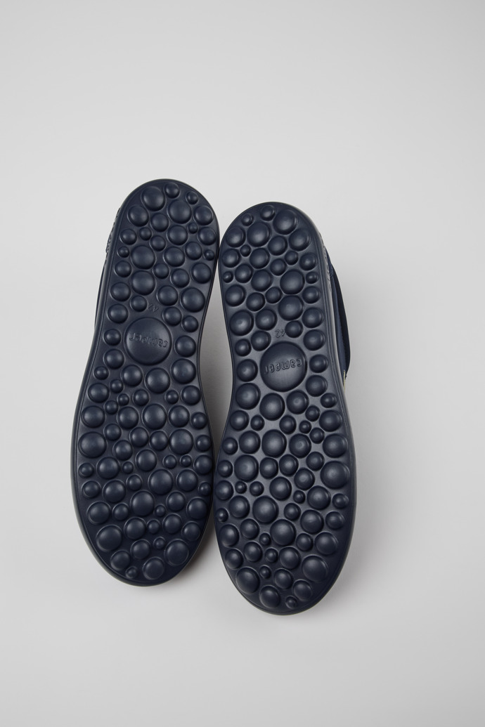 Pelotas XLF Sneakers de tejido y nobuk azules para hombre.