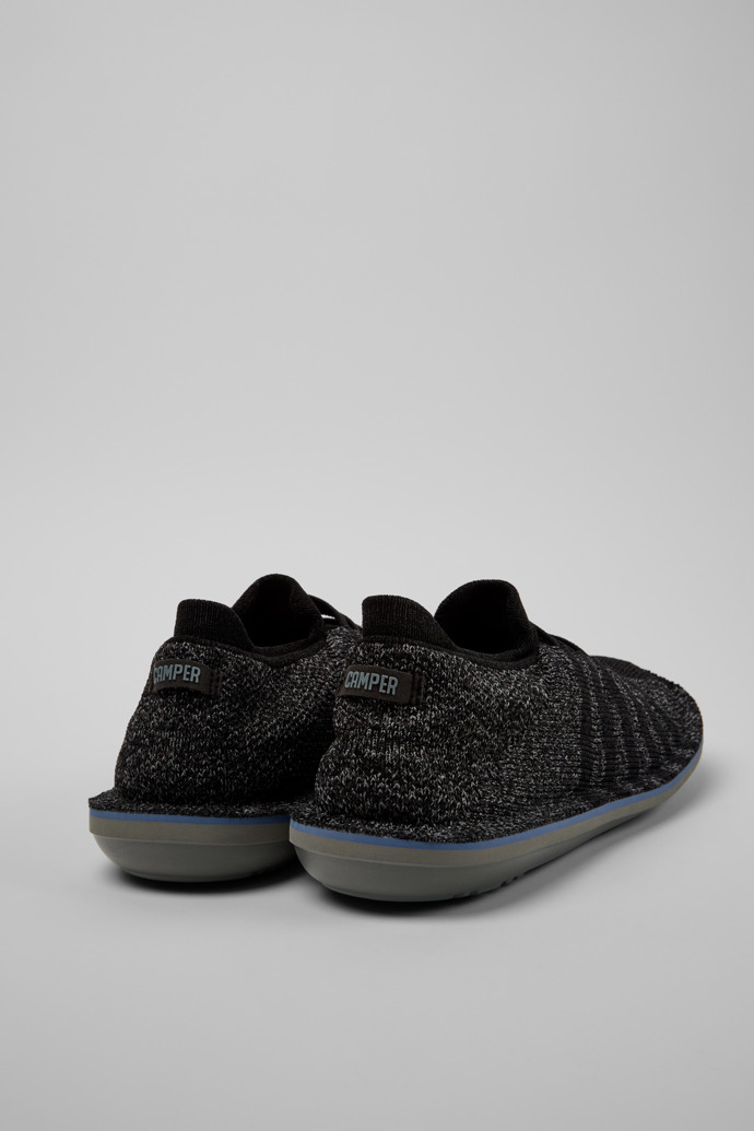 Back view of Beetle Multicolored Recycled PET Knit Shoes for Men.