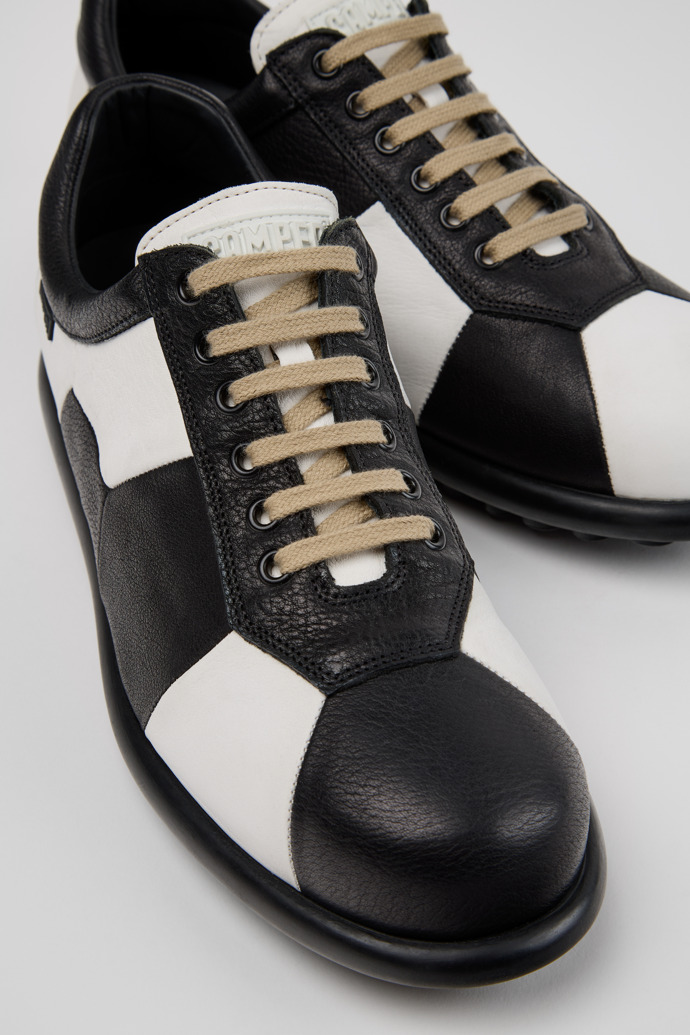 Close-up view of Twins Multicolor Leather Men's Shoe.