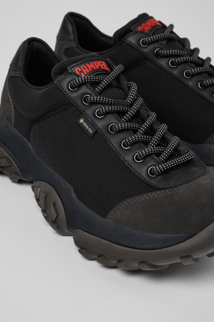 Close-up view of Karst Trek - GORE-TEX Multicolor Textile and Nubuck Sneakers for Men.