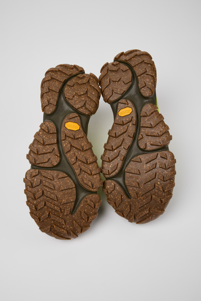 The soles of Karst Trek - GORE-TEX Multicolor Textile and Nubuck Sneakers for Men.