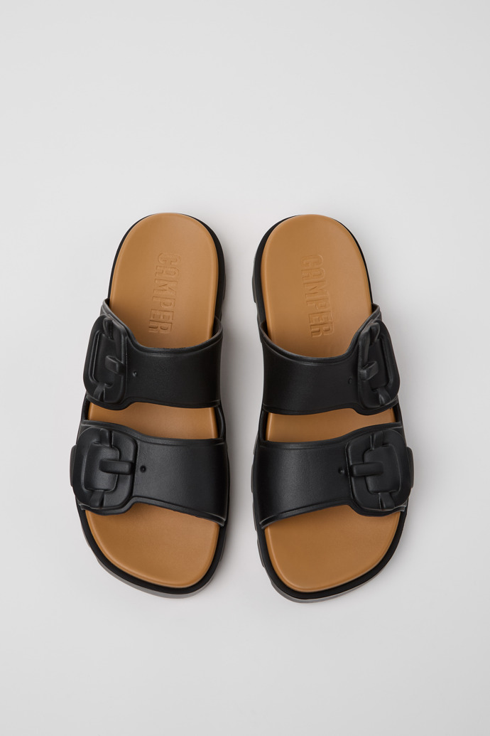 Brutus Sandal Schwarze Herrensandale aus Synthetik.