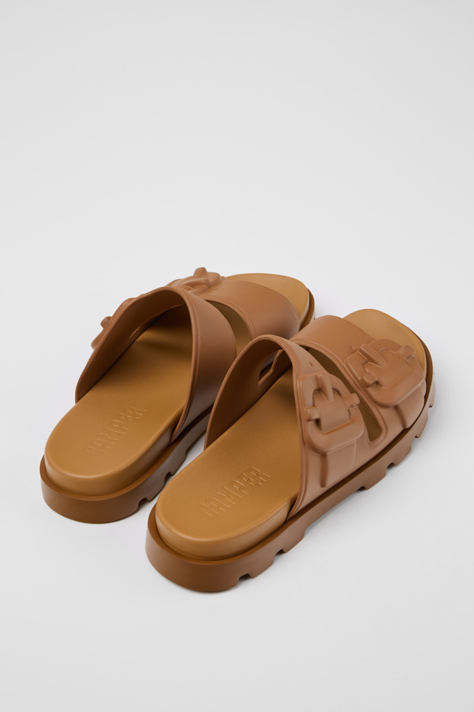 Brutus Sandal Sandálias em material sintético castanhas para homem.