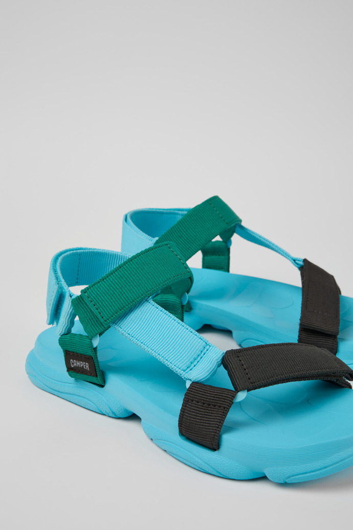 Close-up view of Karst Sandal Multicolor Recycled PET Sandals for Men.