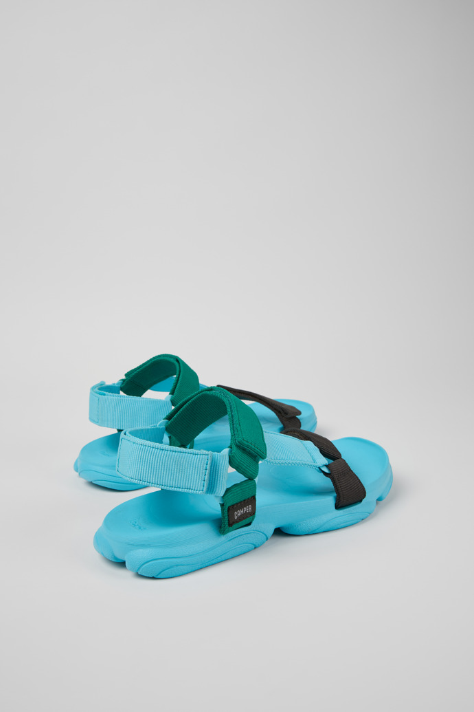 Back view of Karst Sandal Multicolor Recycled PET Sandals for Men.