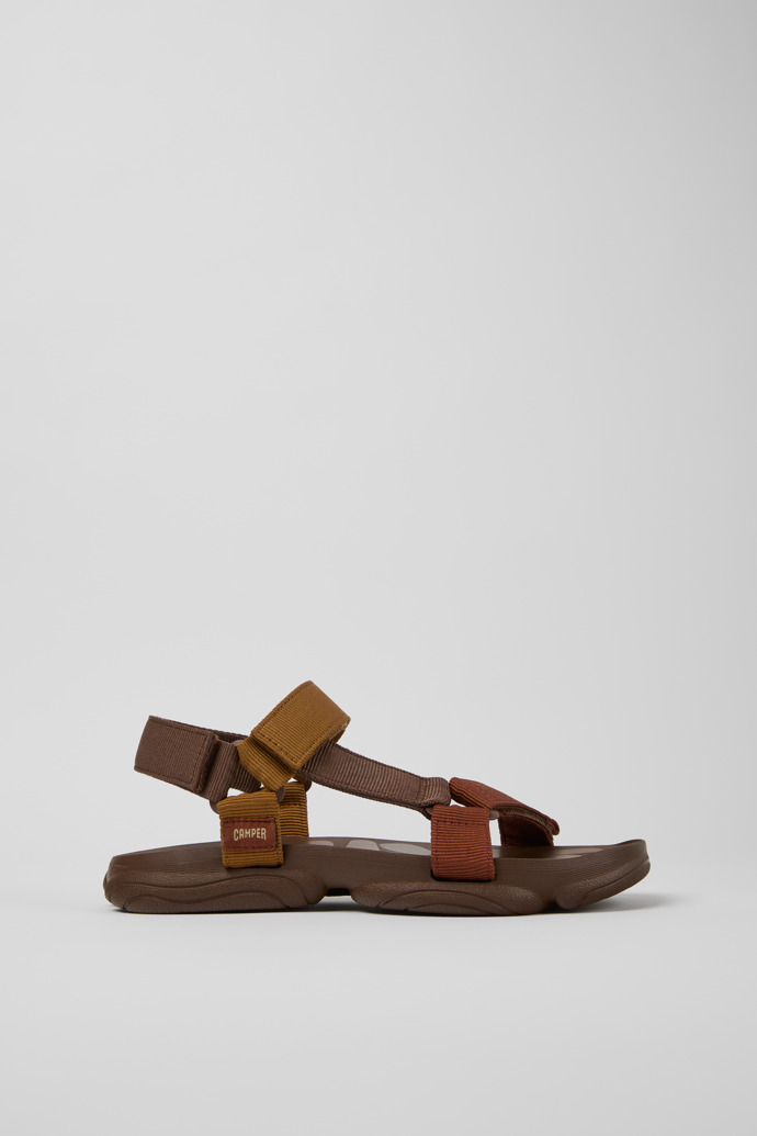 Side view of Karst Sandal Multicolor Recycled PET Sandals for Men.