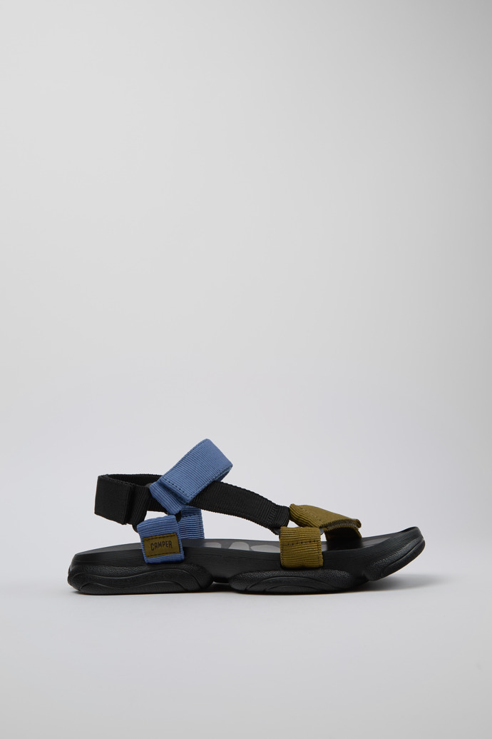 Side view of Karst Sandal Multicolor Recycled PET Sandals for Men.