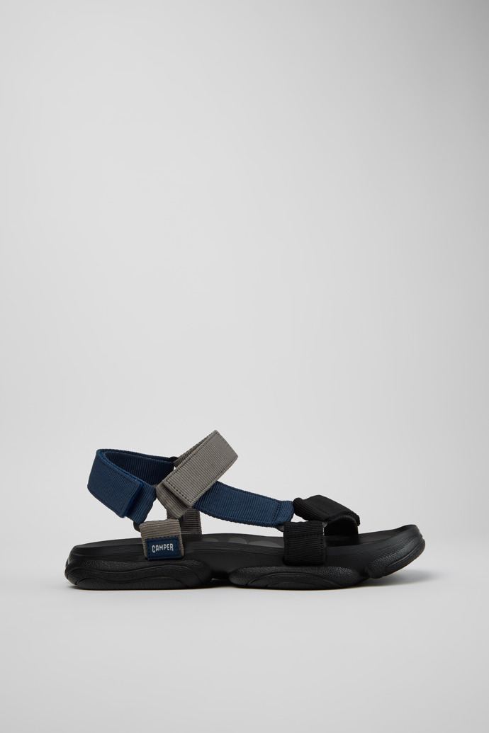 Side view of Karst Sandal Multicolor Textile Sandals for Men.