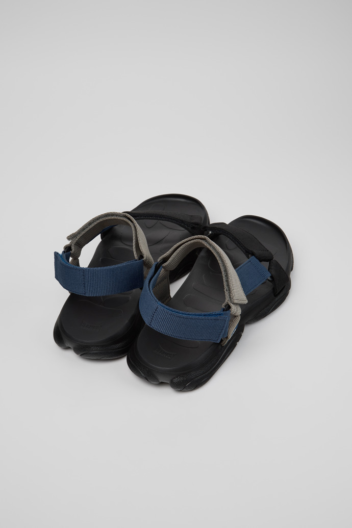 Back view of Karst Sandal Multicolor Textile Sandals for Men.