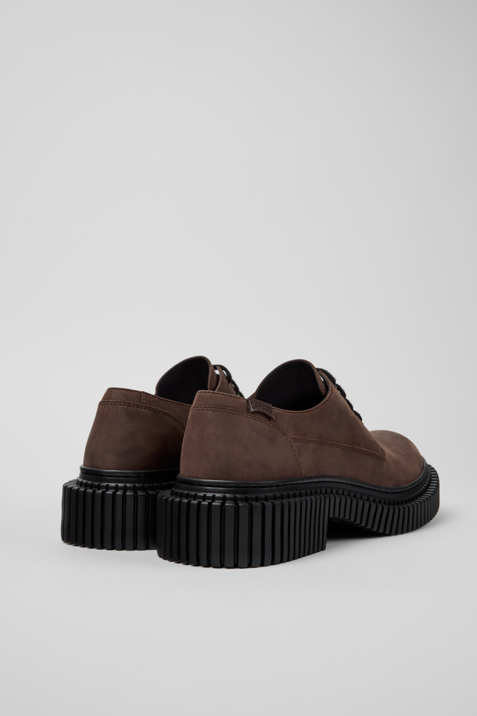 Pix Berlin Chaussures en nubuck marron pour homme.