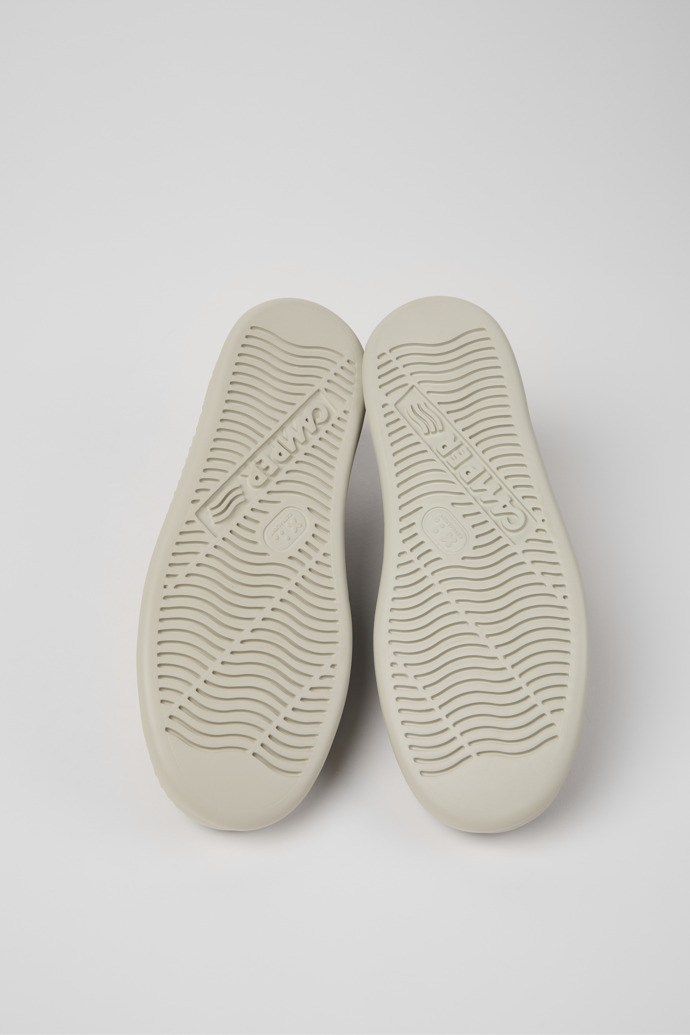 Runner Sneakers de piel y nobuk marrones para hombre.