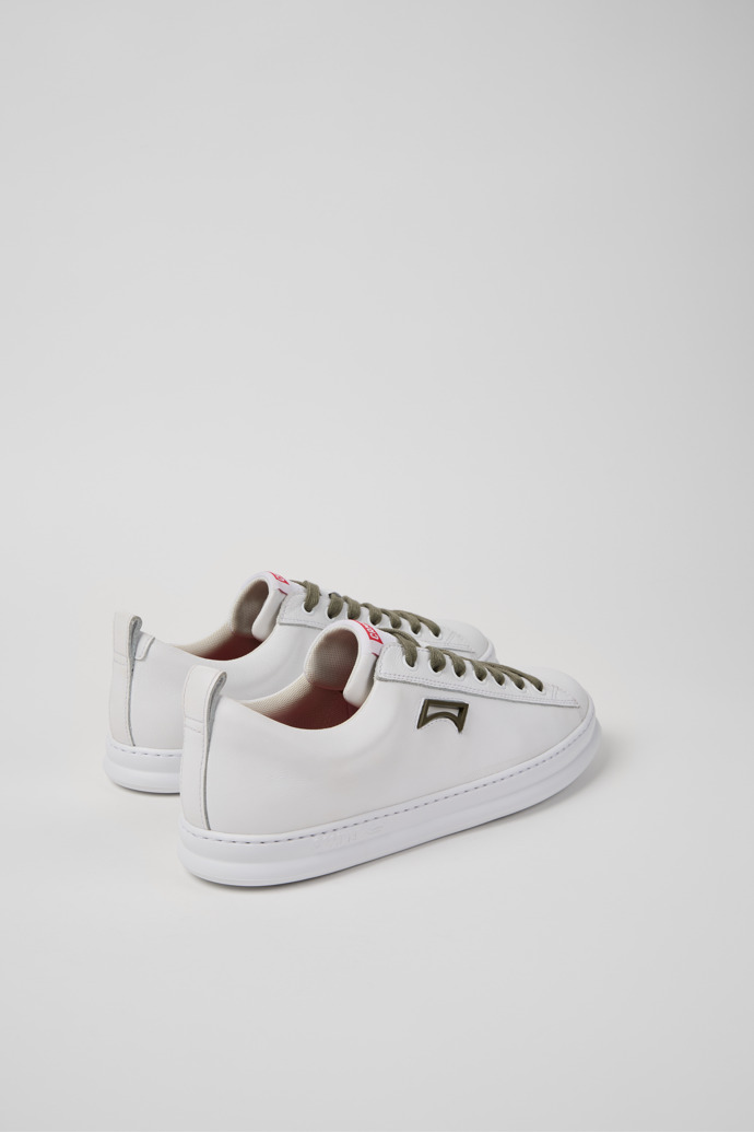 Runner Sapatilhas de pele brancas Para homem.