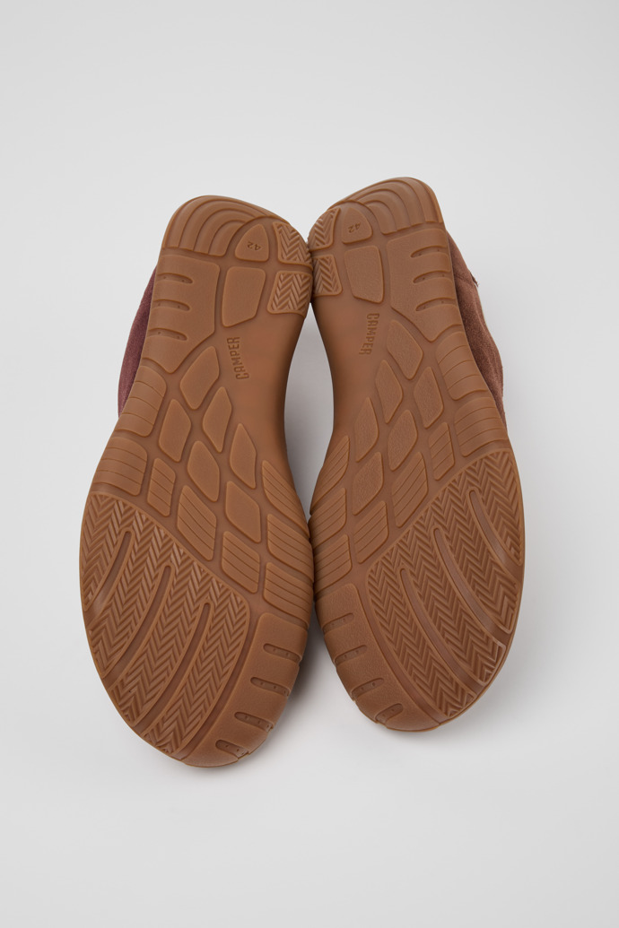 The soles of Twins Multicolor Suede and Nubuck Sneakers for Men.