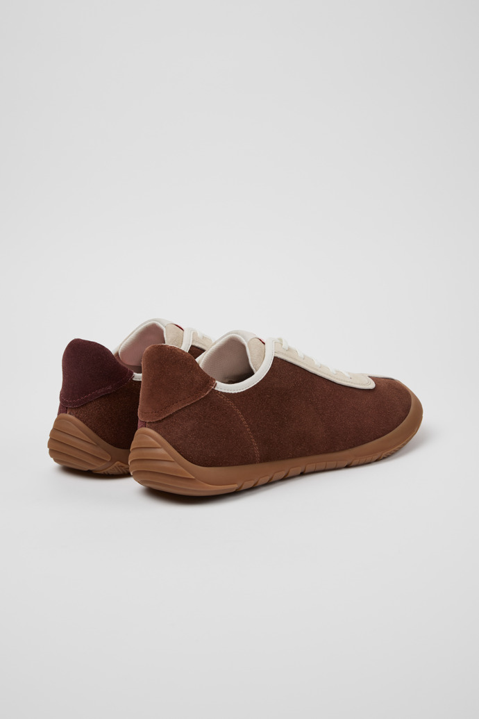 Back view of Twins Multicolor Suede and Nubuck Sneakers for Men.